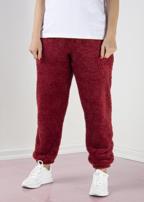 شلوار تدی قرمز 1407 - تصویر 3